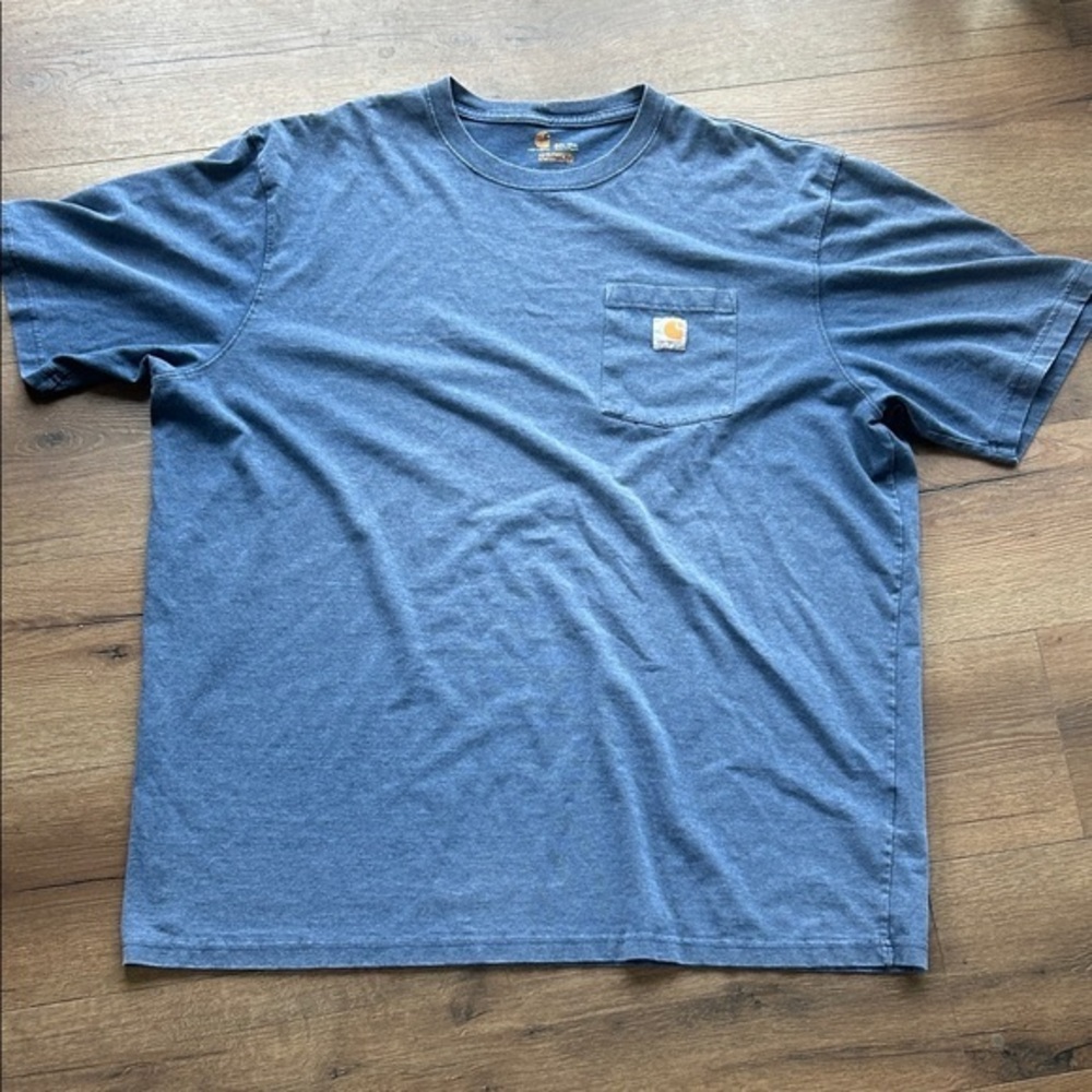 Carhartt Men's Classic Blue Short Sleeve Tee! XXL Tall